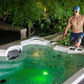H2O Athena 3-Person Swim Spa garden