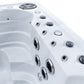 H2O Milano hot tub in garden setting