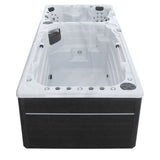 H2O Milano hot tub wood composite cabinet