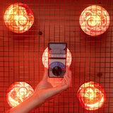 Prasanna sauna pod RubyLux infrared bulbs