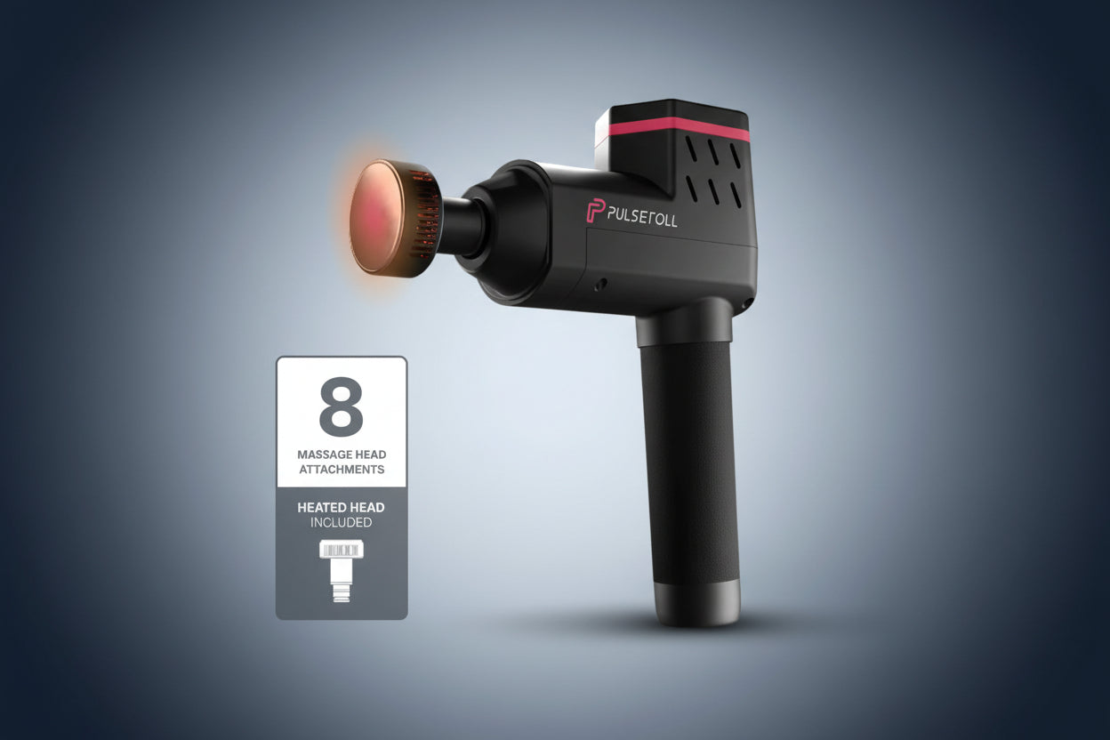 Pulseroll Ignite Pro Massage Gun with Heat - Peak Health and Fitness