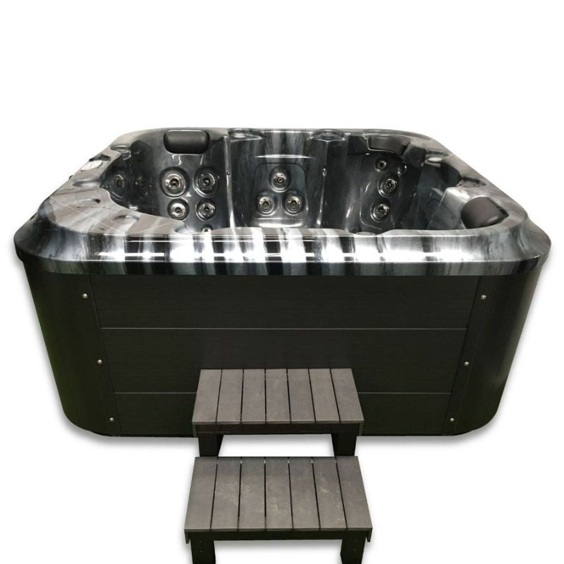 H20 4200 Series Twin Lounger (Twin-pump) 13A Plug & Play Hot Tub - Peak Health and Fitness