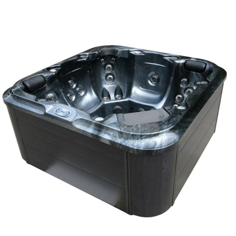 H20 4200 Series Twin Lounger (Twin-pump) 13A Plug & Play Hot Tub - Peak Health and Fitness