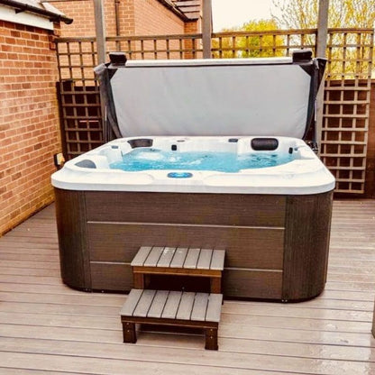 H20 4200 Series Twin Lounger (Twin-pump) 13A Plug & Play Hot Tub - Peak Health and Fitness