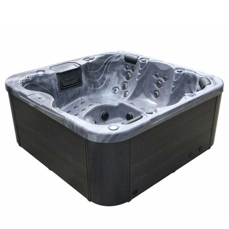 H20 4500 Series Twin Lounger (Twin-pump) 13A Plug & Play Hot Tub - Peak Health and Fitness