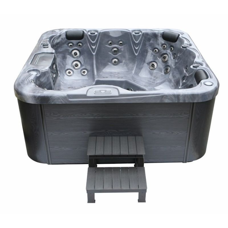 H20 4500 Series Twin Lounger (Twin-pump) 13A Plug & Play Hot Tub - Peak Health and Fitness