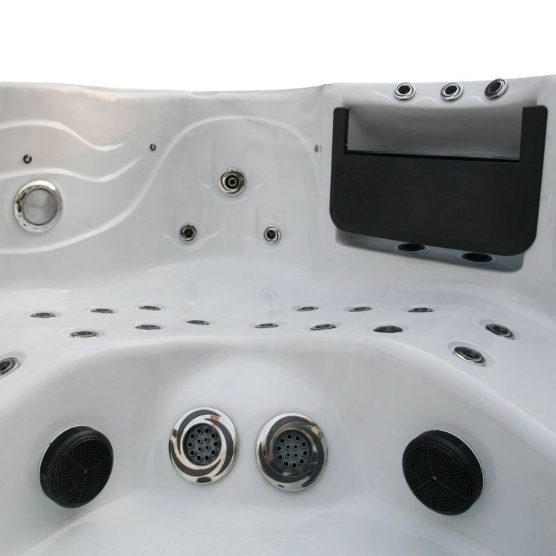 H20 4500 Series Twin Lounger (Twin-pump) 13A Plug & Play Hot Tub - Peak Health and Fitness