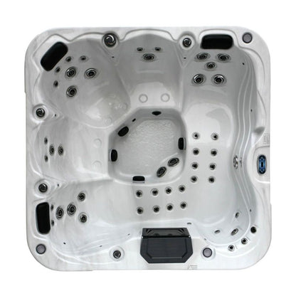 H20 4500 Series Twin Lounger (Twin-pump) 13A Plug & Play Hot Tub - Peak Health and Fitness