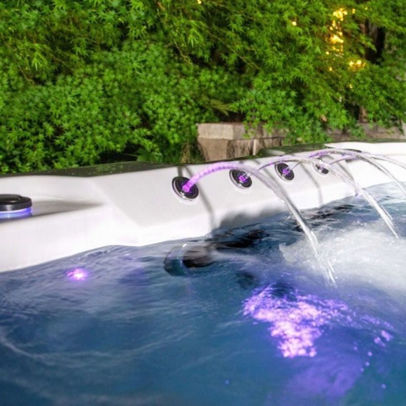 home swim spa for exercise and relaxation