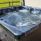 hot tub with Bluetooth and LED lights