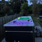 hot tub with lounger 6 person plug and play