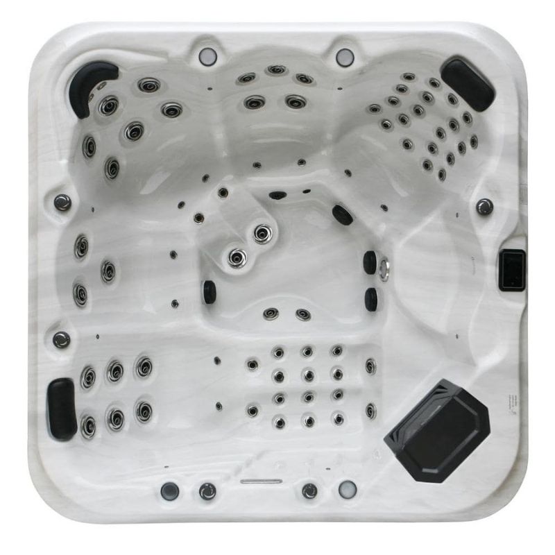 hydrotherapy hot tub with foot massager